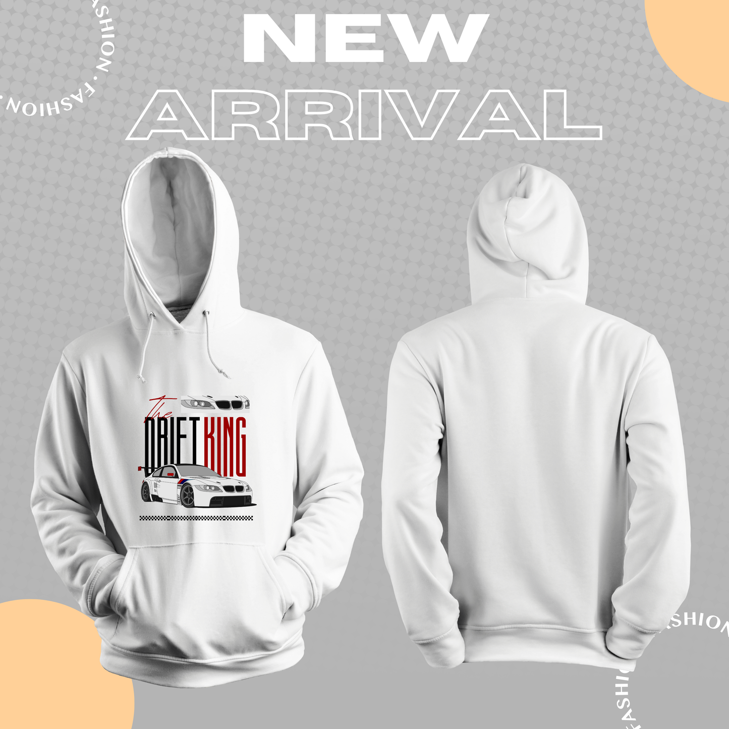 Drift King Hoodie – The King Drafting Car Edition