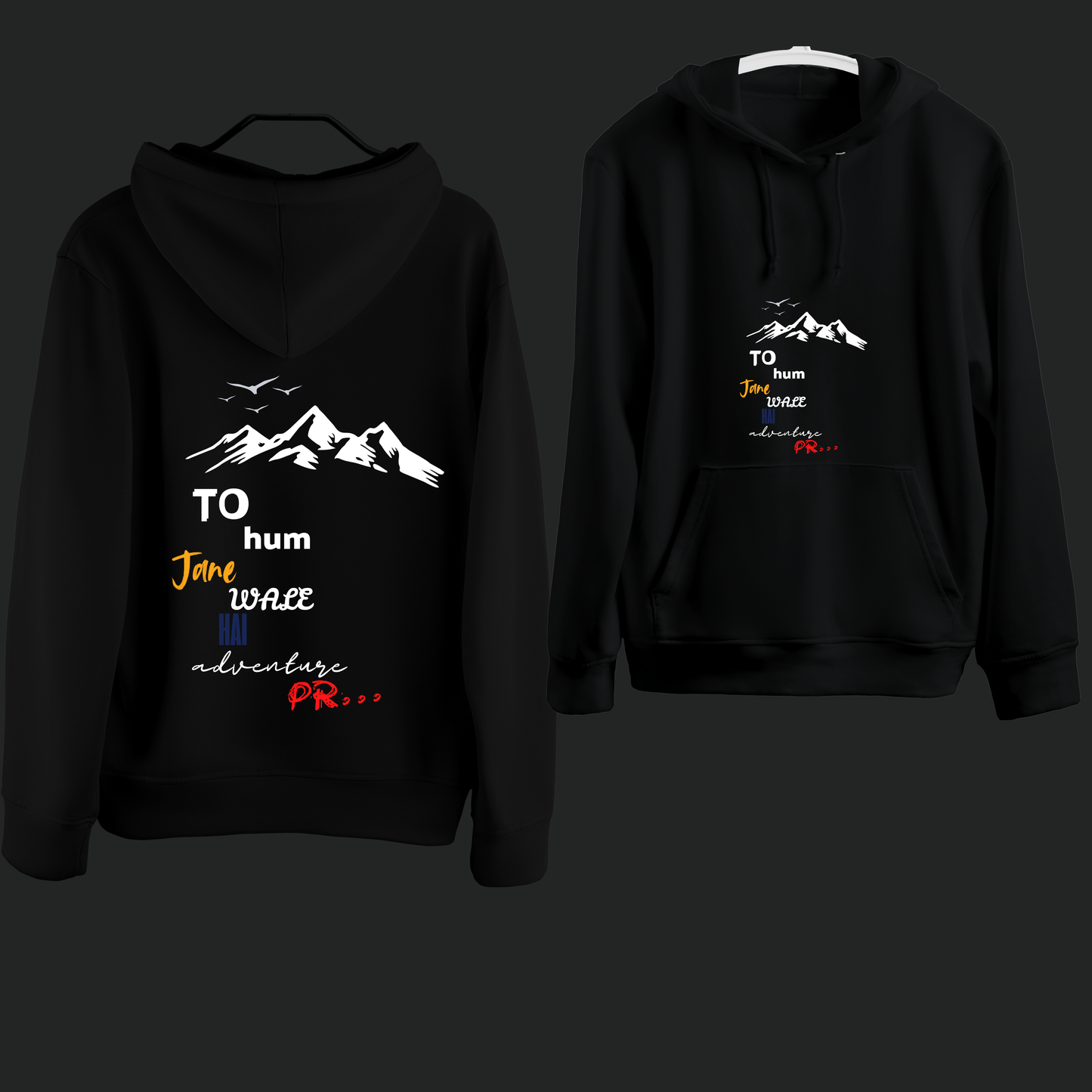 Adventure Vibes Hoodie – Tum Hum Jaane Wale Hai with interact Nature