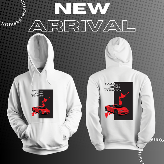 Success Journey Hoodie – Car & Motivation Vibes